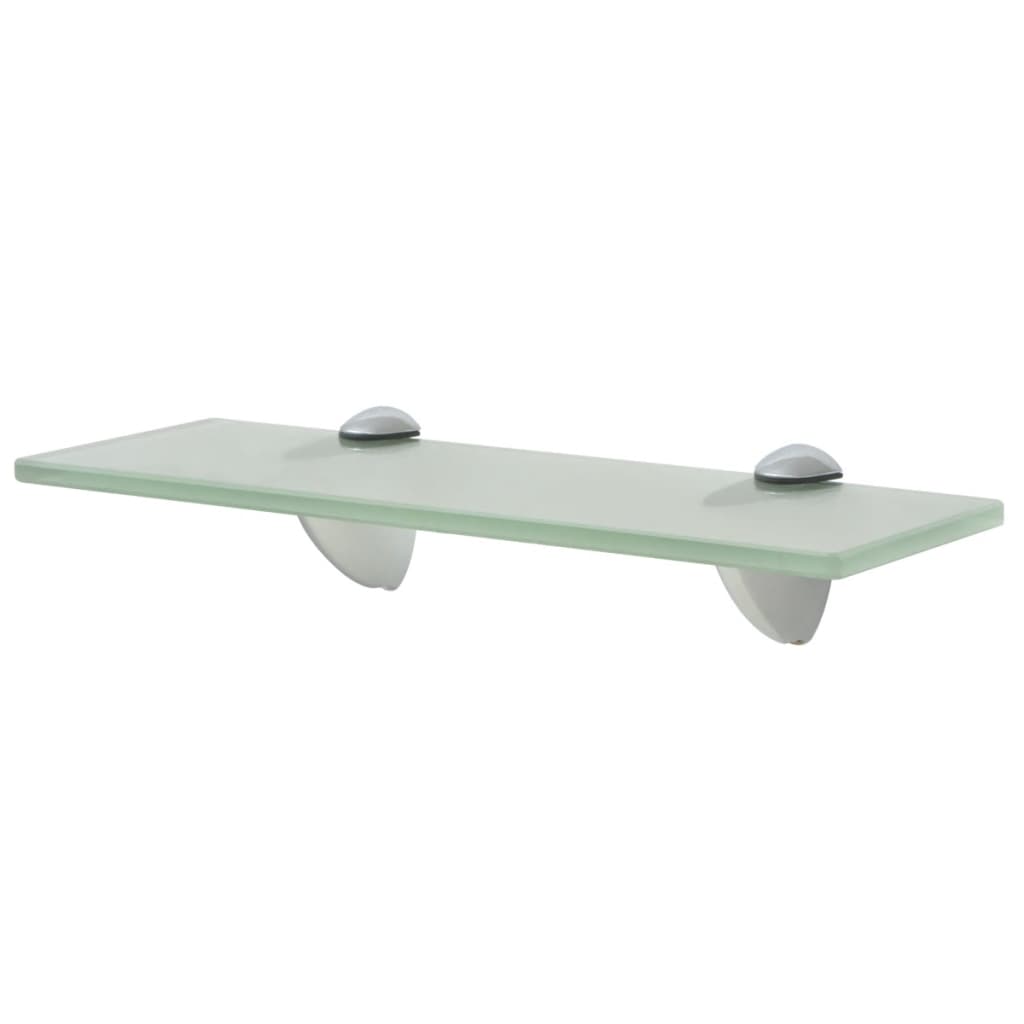 Svævehylder 2 Stk. 8 Mm Glas Hvid