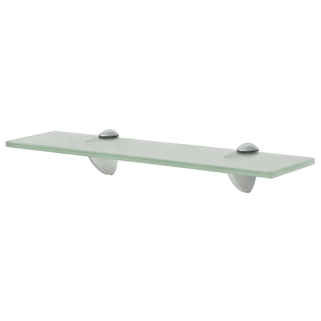 Svævehylder 2 Stk. 8 Mm Glas Hvid