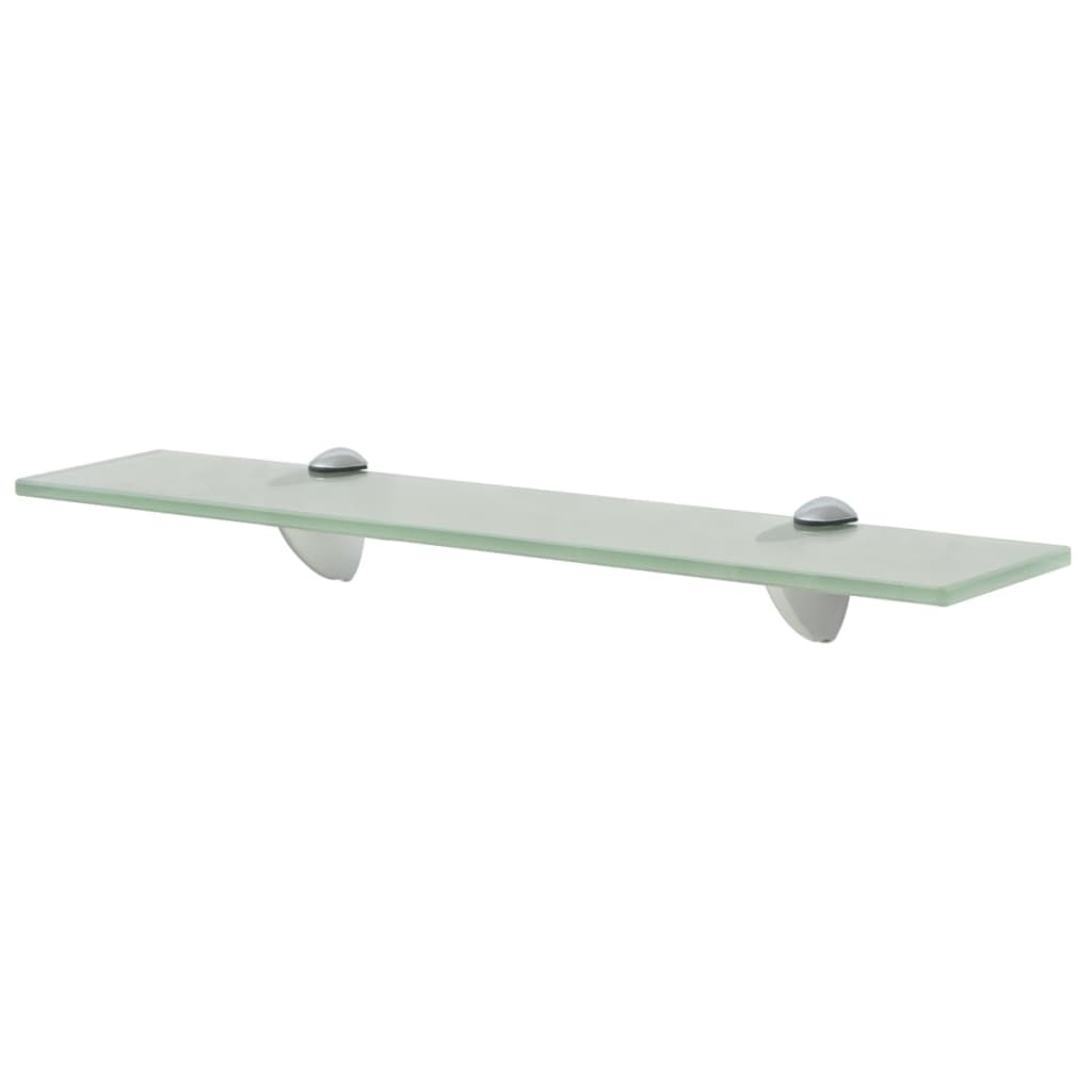 Svævehylder 2 Stk. 8 Mm Glas Hvid