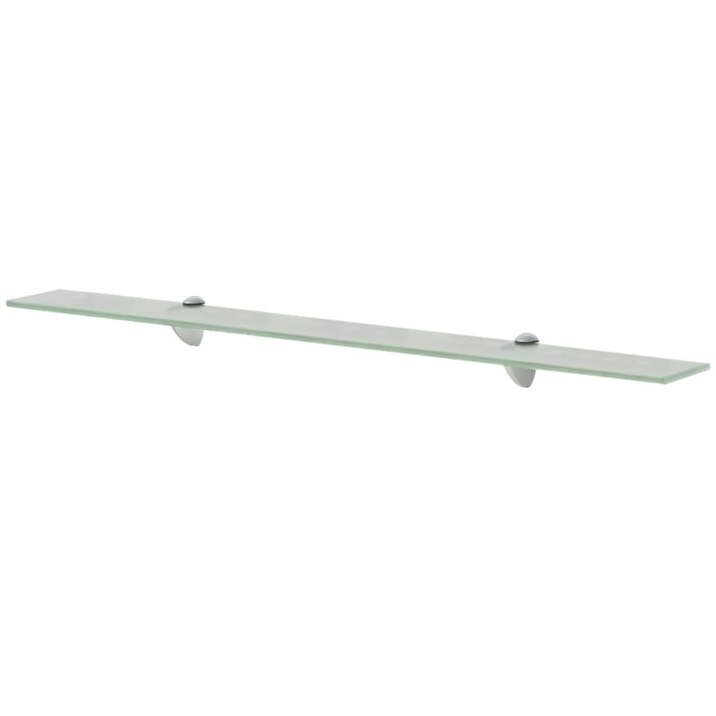 Svævehylder 2 Stk. 8 Mm Glas Hvid