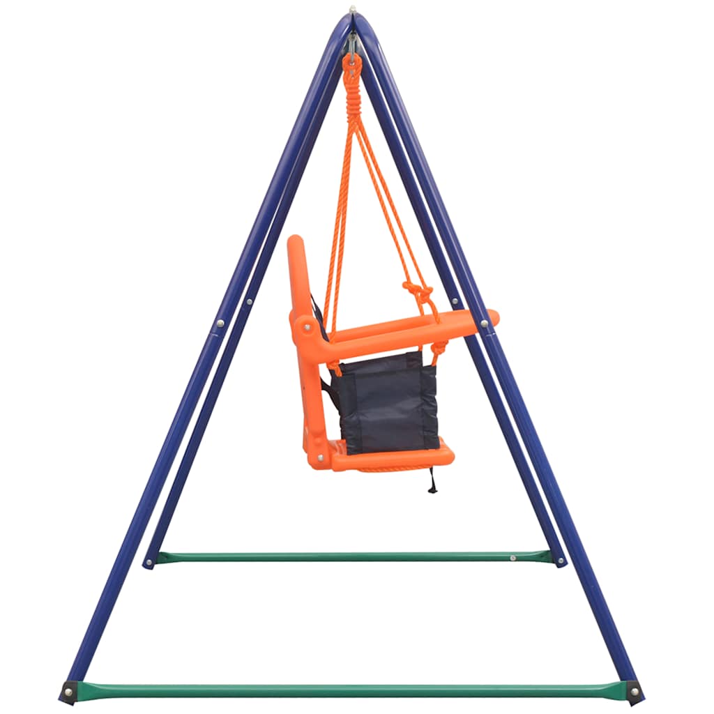 2-I-1 Gynge Og Babygynge Orange