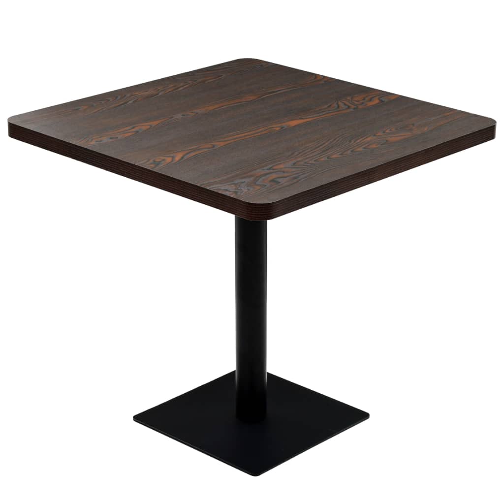 Bistrobord Mdf Og Stål Firkantet E
