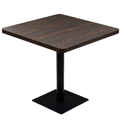 Bistrobord Mdf Og Stål Firkantet E