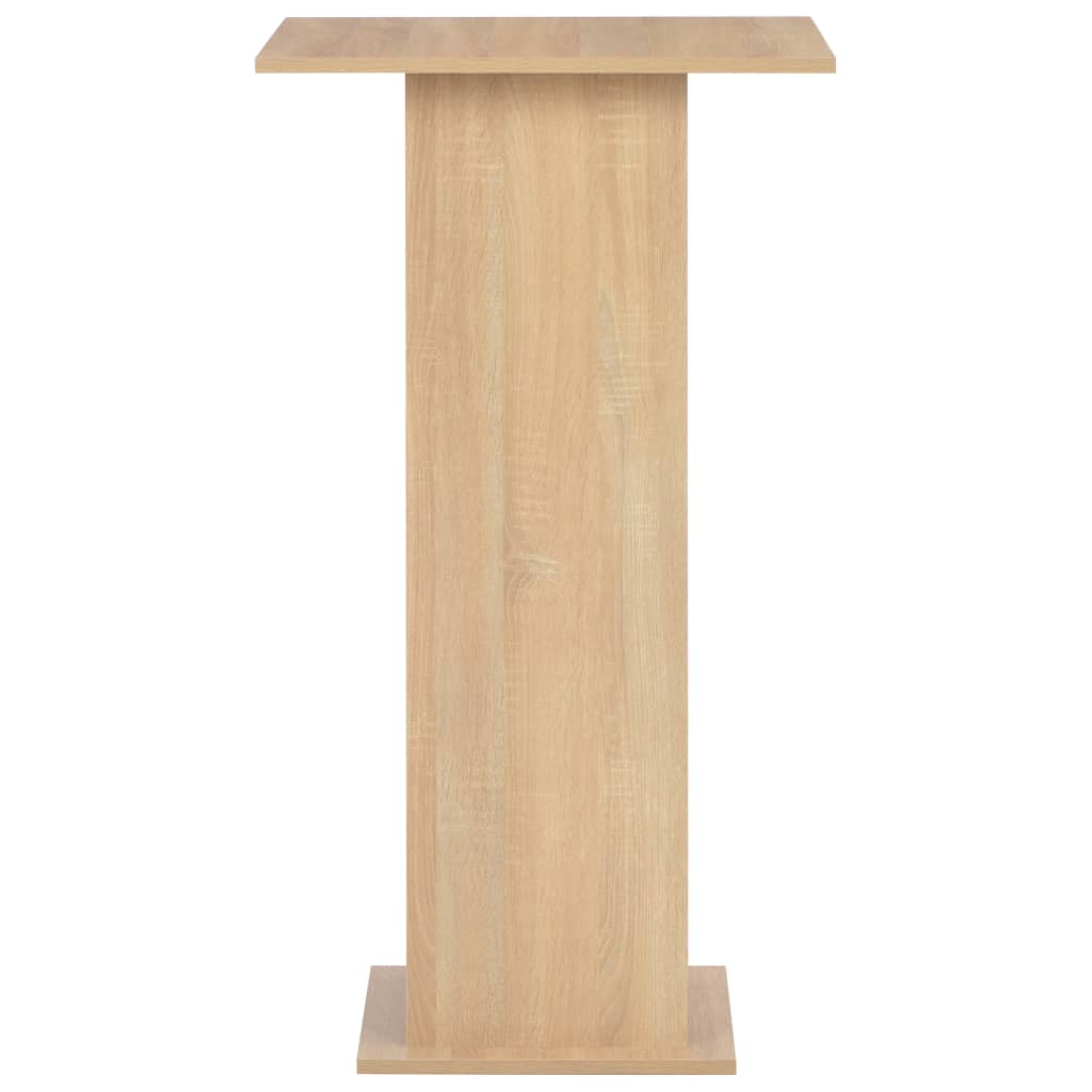 Barbord 60X60X110 Cm Egetræsfarve