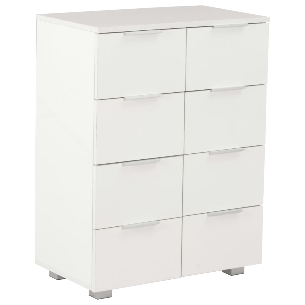 Kommode 60X35X80 Konstrueret Træ Højglans