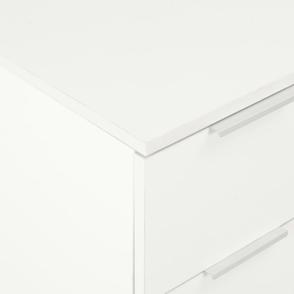 Kommode 60X35X80 Konstrueret Træ Højglans
