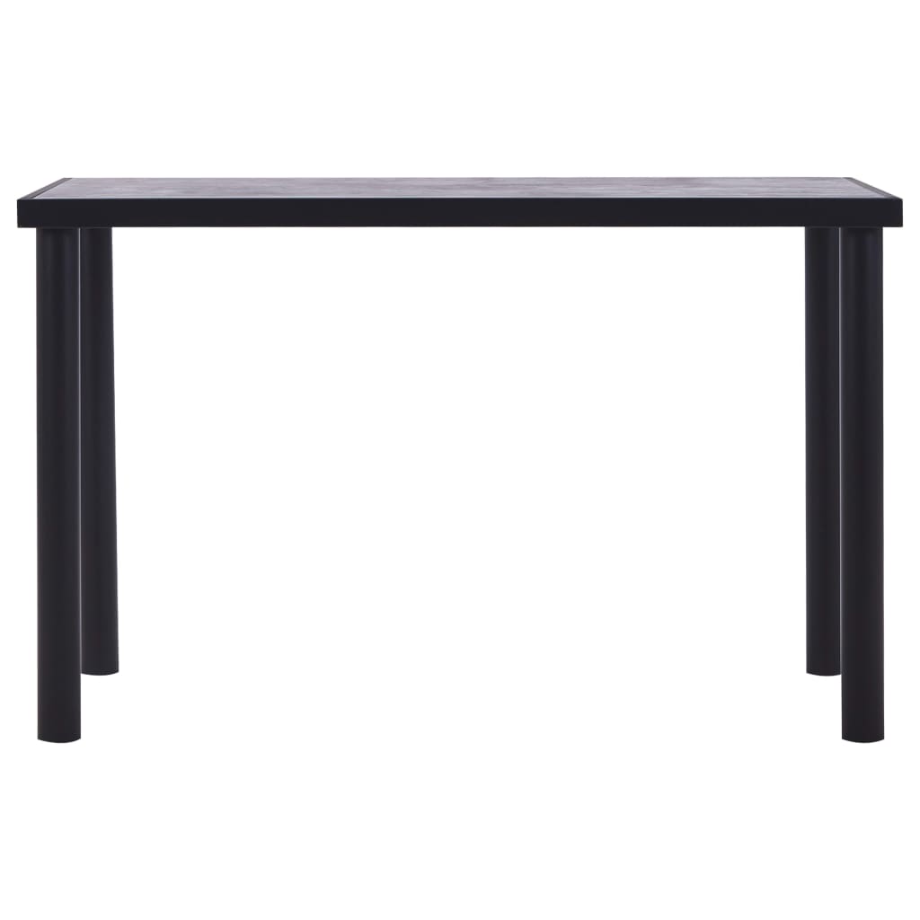 Spisebord Mdf Sort Og Betongrå