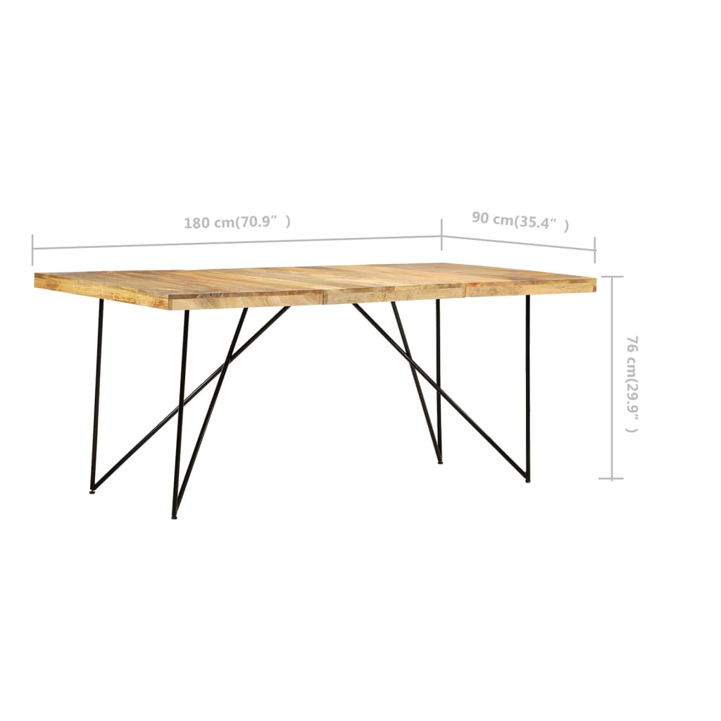 Spisebord 180X90X76 Cm