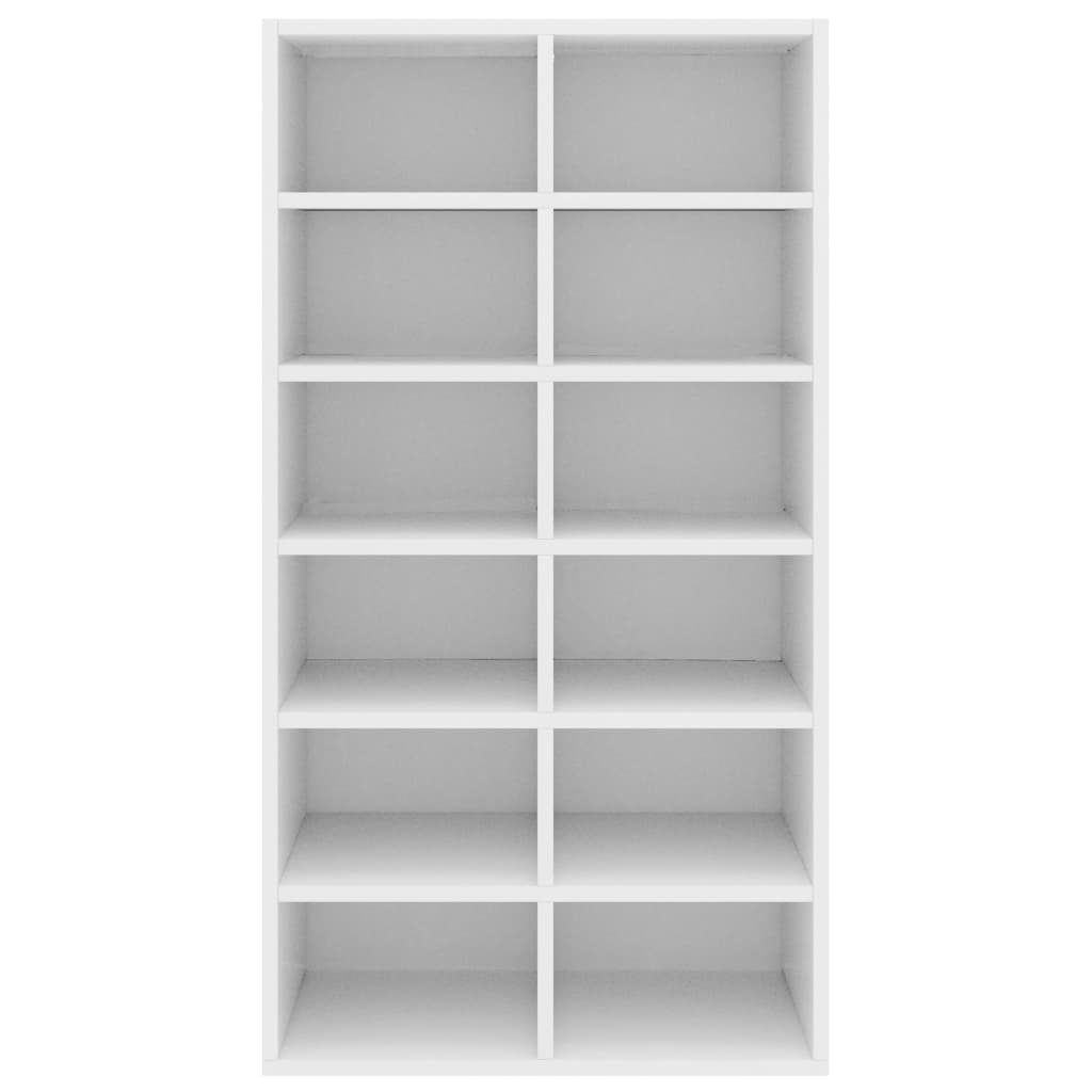 Skoreol 54X34X100,5 Cm Konstrueret Træ Hvid