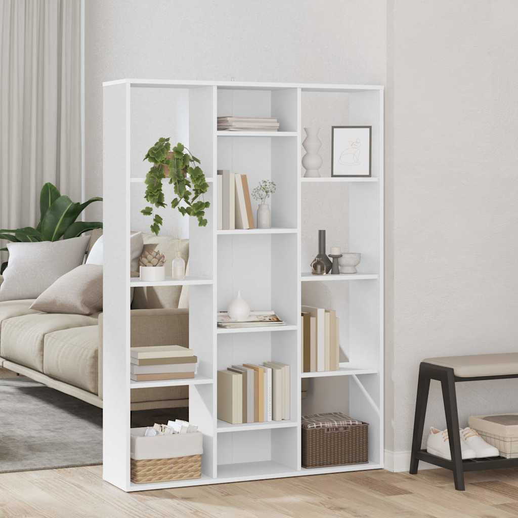 Rumdeler/Bogreol 100X24X140 Cm Konstrueret Træ