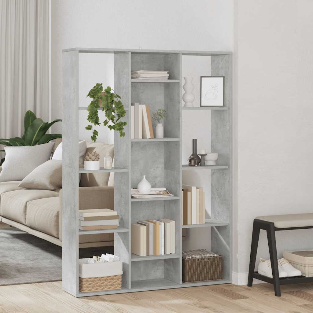 Rumdeler/Bogreol 100X24X140 Cm Konstrueret Træ