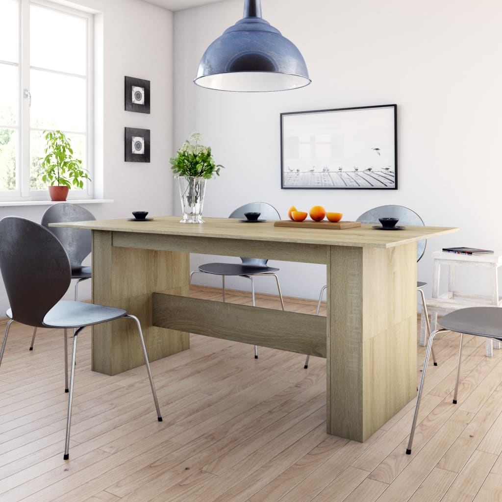 Spisebord 180X90X76 Cm Konstrueret Træ