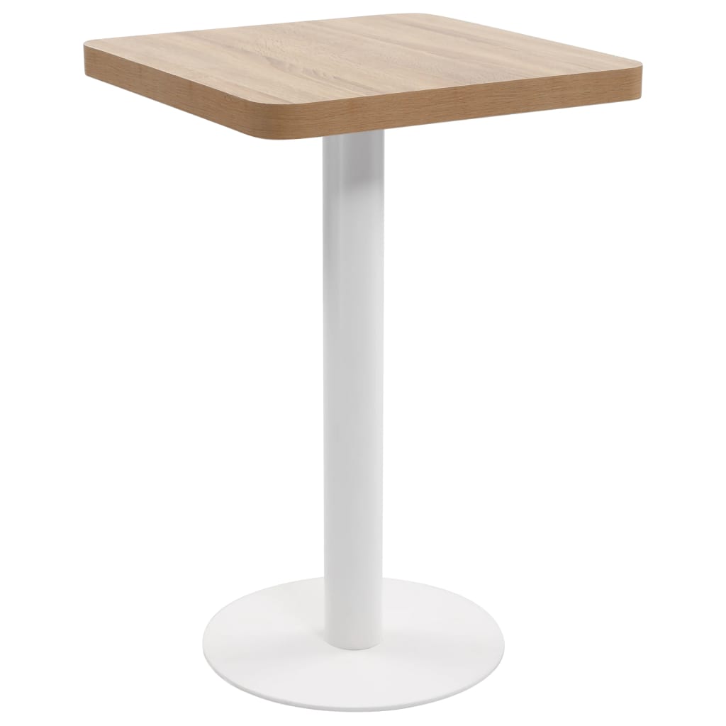 Bistrobord 60X60 Cm Mdf Lysebrun