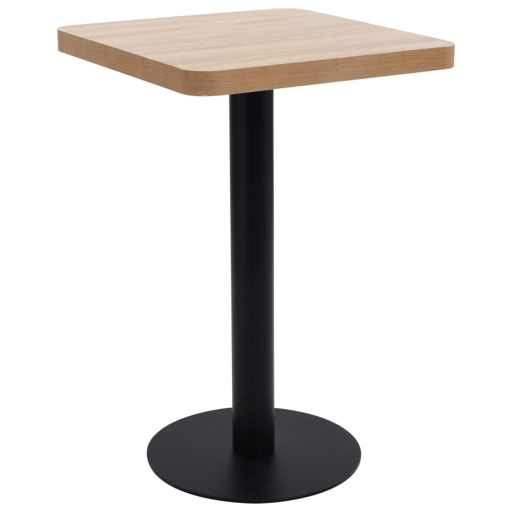 Bistrobord 60X60 Cm Mdf Lysebrun