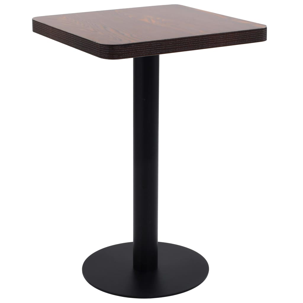 Bistrobord 60X60 Cm Mdf Lysebrun