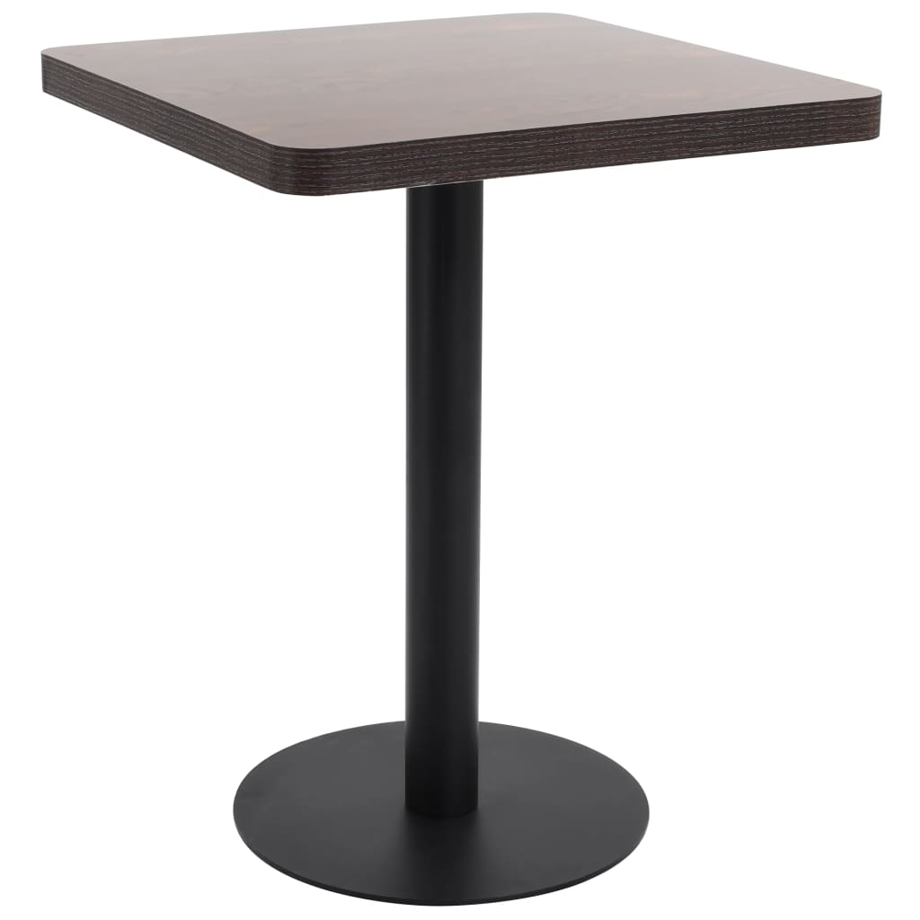 Bistrobord 60X60 Cm Mdf Lysebrun