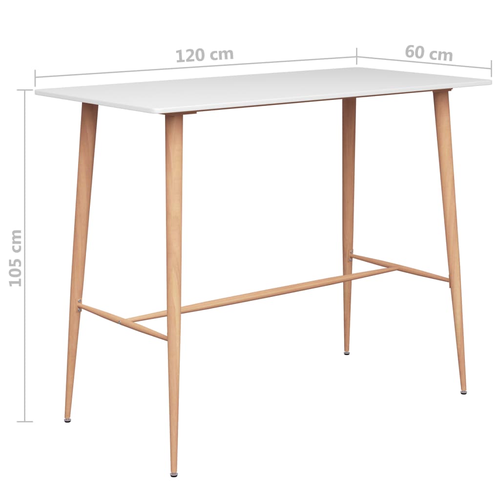 Barbord 120X60X105 Cm