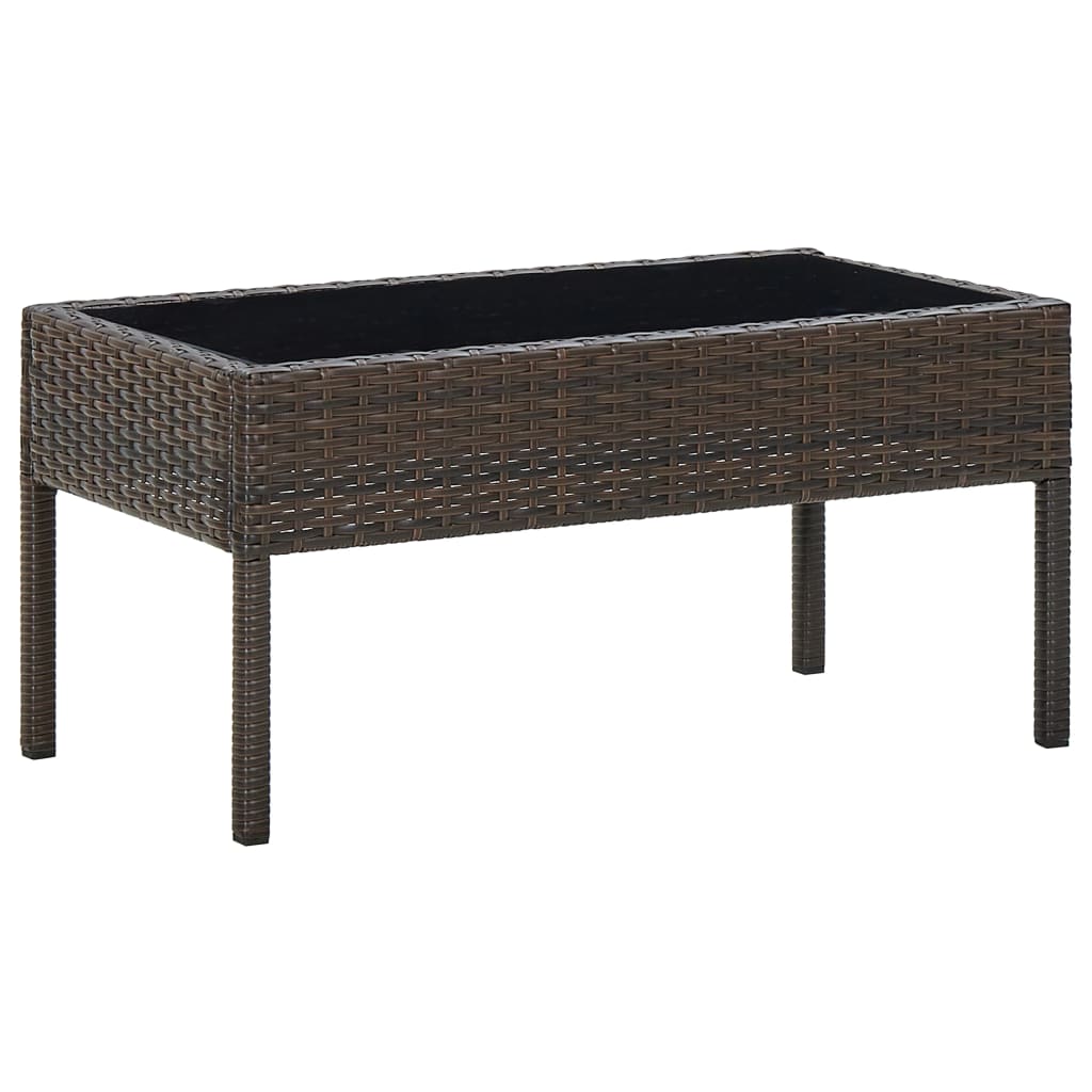 Havebord 75X40X37 Cm Polyrattan