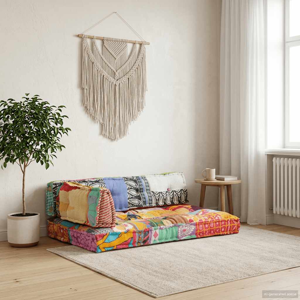 Palle Sofa Pude 3 Stk. Stof 120 X 80 X 38 Cm