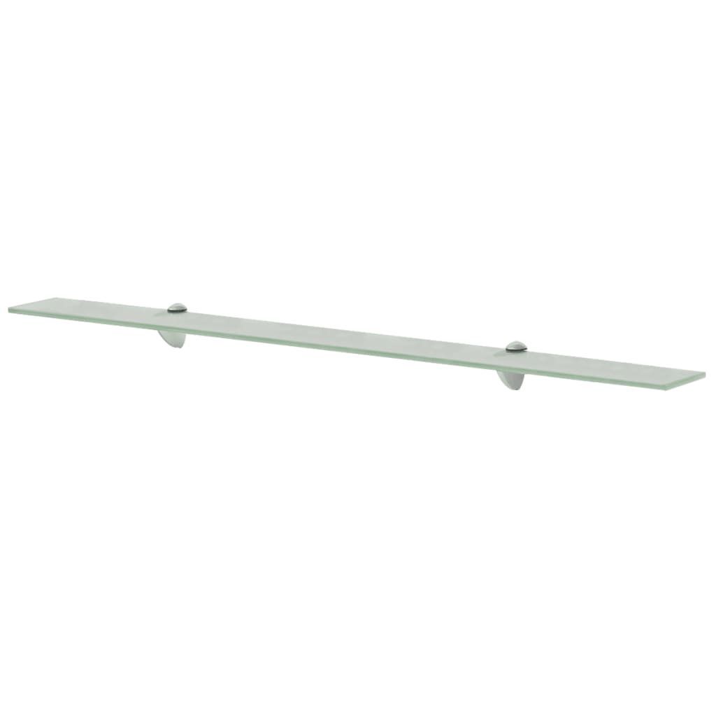 Svævehylder 2 Stk. 8 Mm Glas Hvid