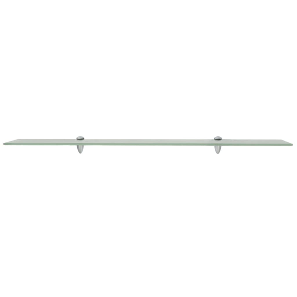 Svævehylder 2 Stk. 8 Mm Glas Hvid
