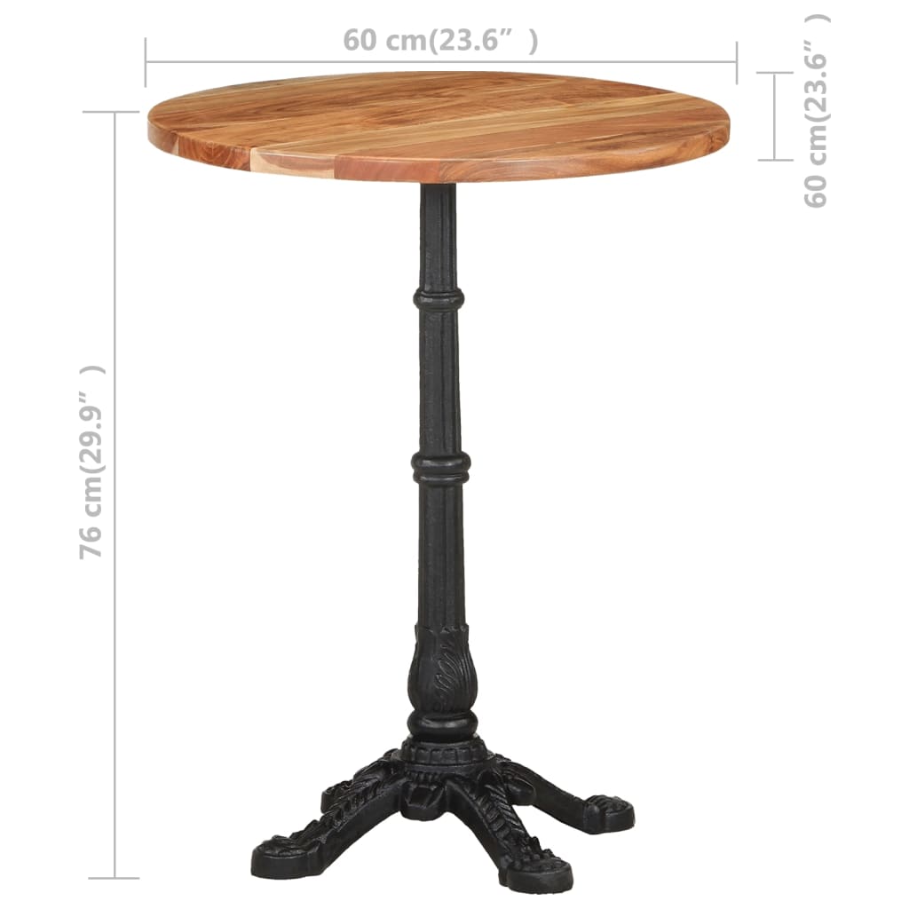 Bistrobord Ø60X76 Cm