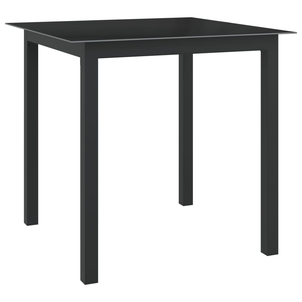 Havebord Aluminium Og Glas