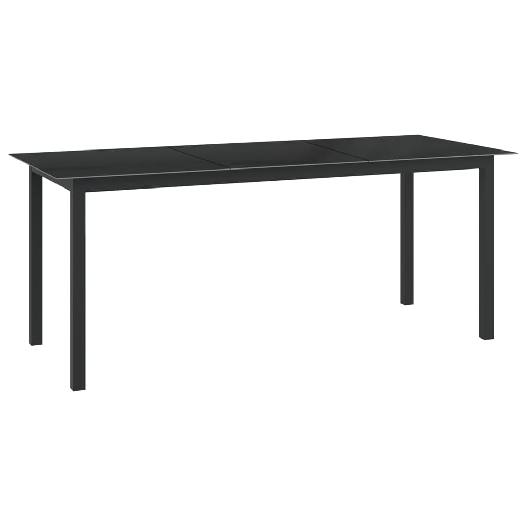 Havebord Aluminium Og Glas