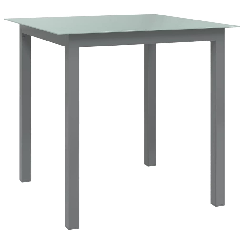 Havebord Aluminium Og Glas