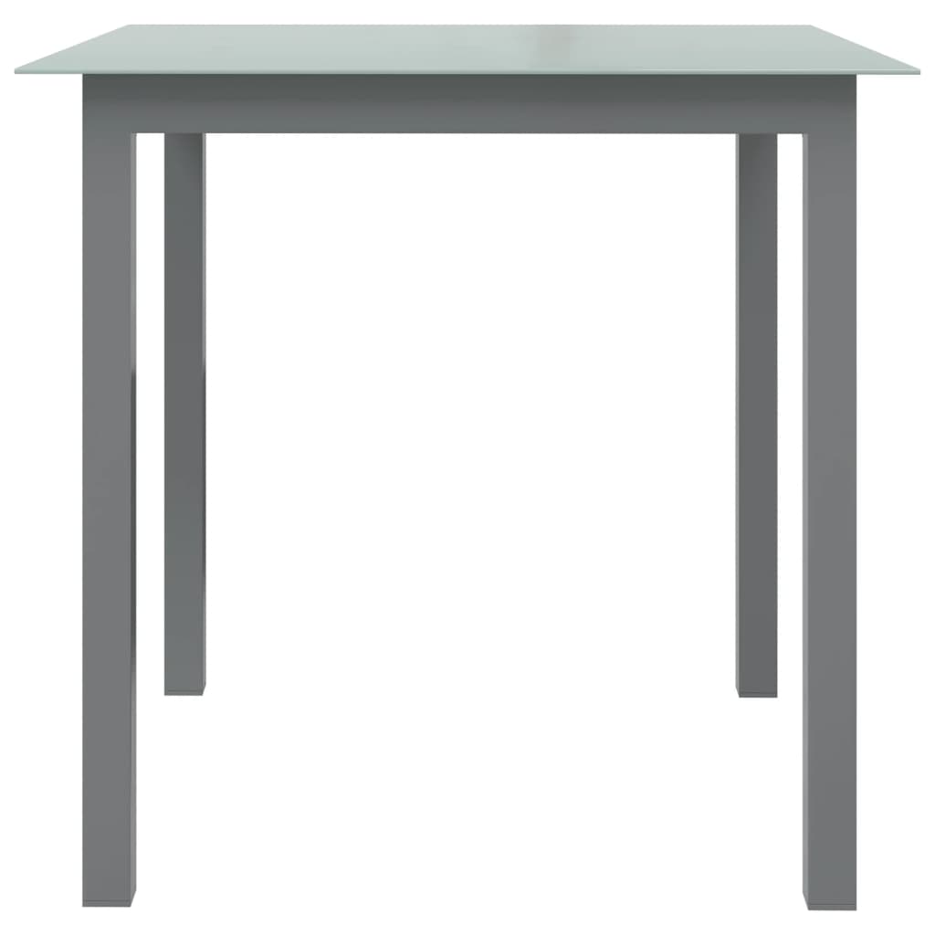Havebord Aluminium Og Glas