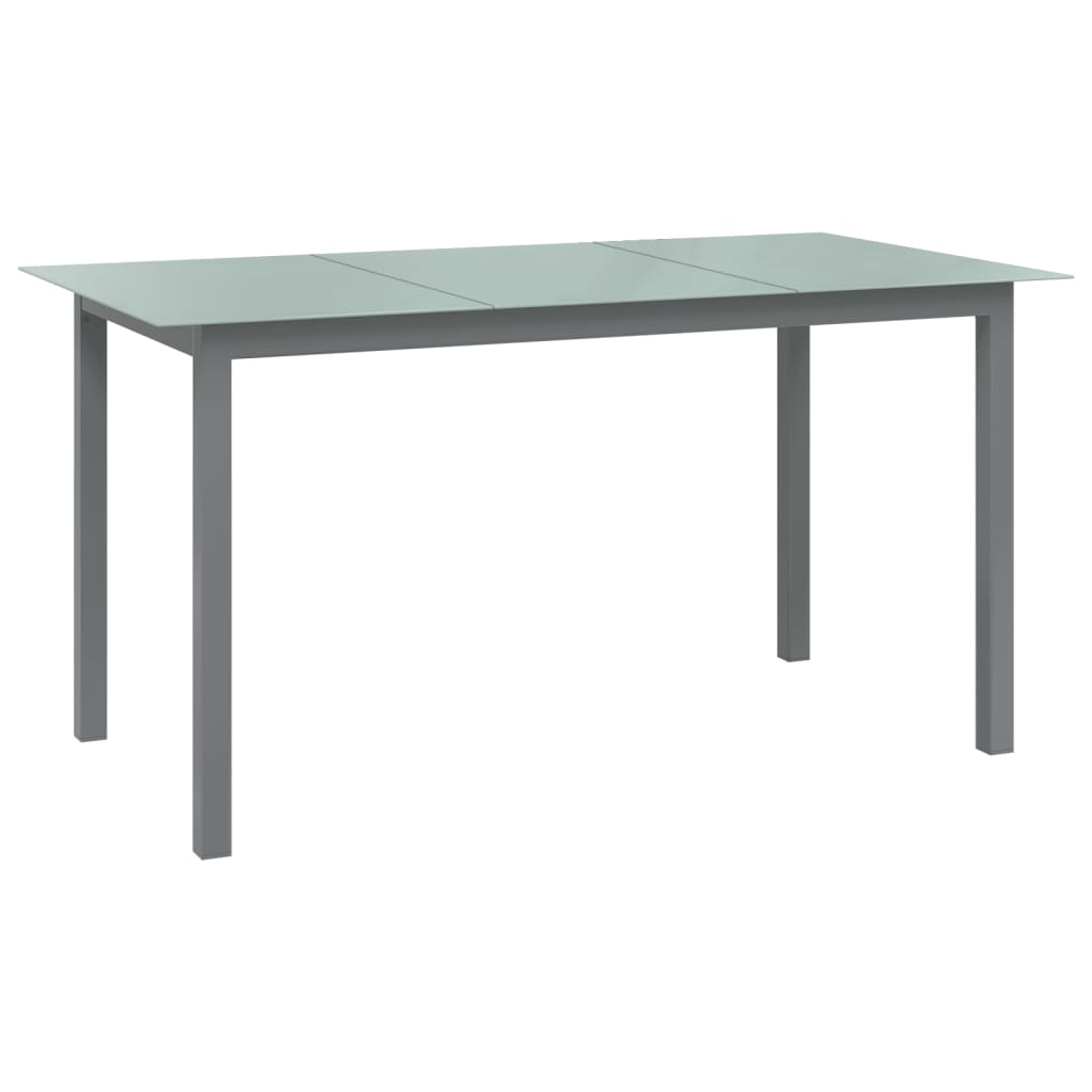 Havebord Aluminium Og Glas