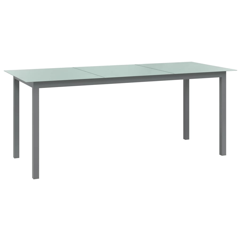 Havebord Aluminium Og Glas