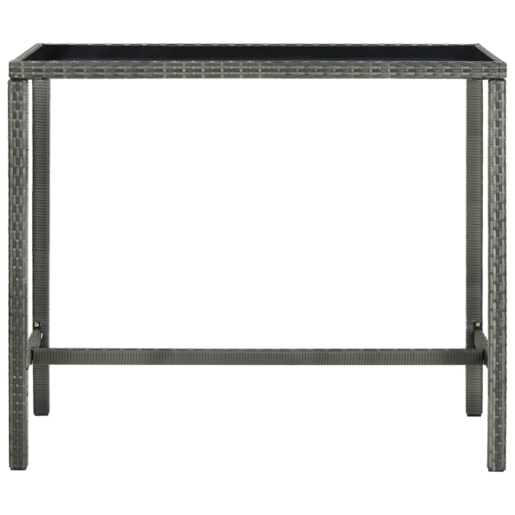 Barbord Til Haven Polyrattan Og Glas