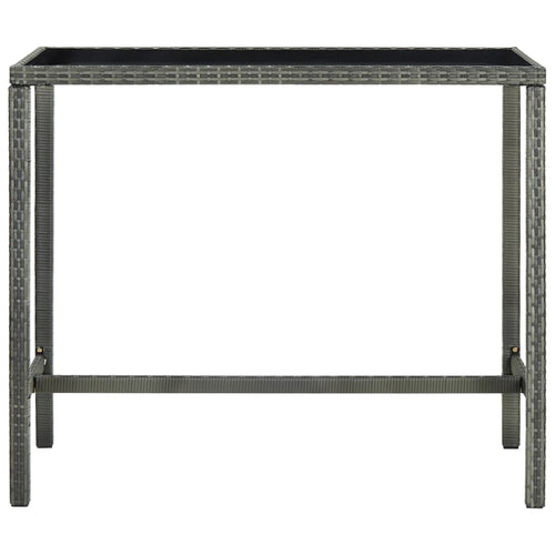 Barbord Til Haven Polyrattan Og Glas
