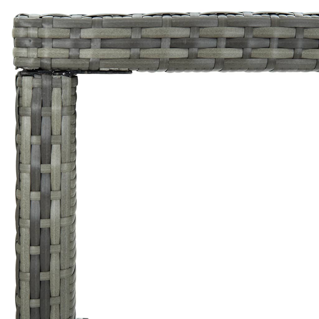 Barbord Til Haven Polyrattan Og Glas