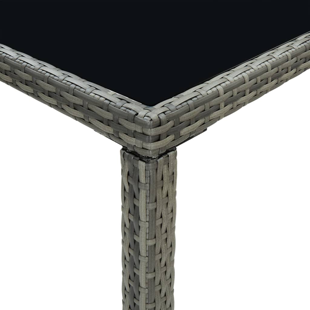 Barbord Til Haven Polyrattan Og Glas