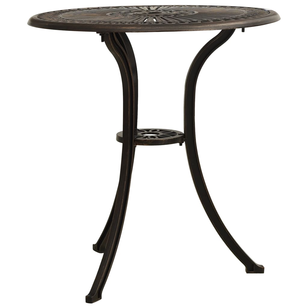Havebord 62X62X65 Cm Støbt Aluminium Farvet