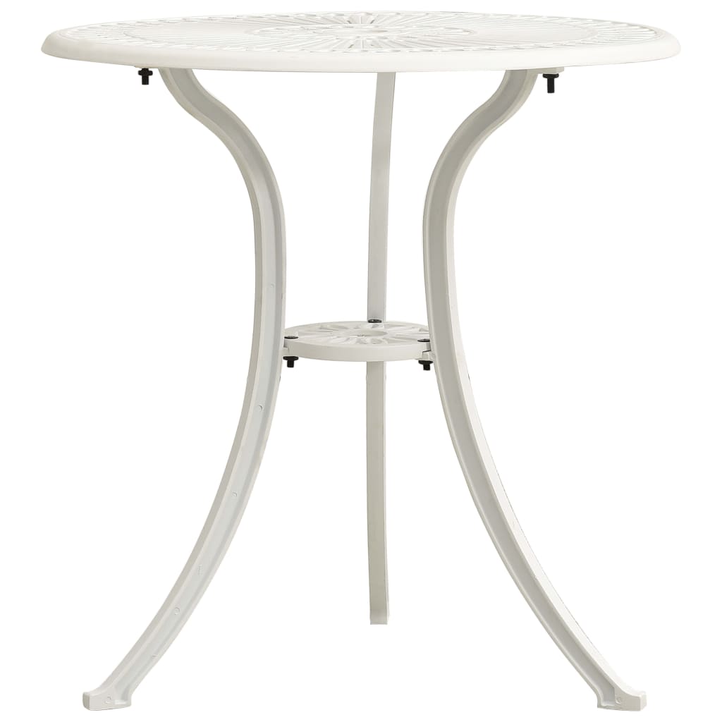 Havebord 62X62X65 Cm Støbt Aluminium Farvet