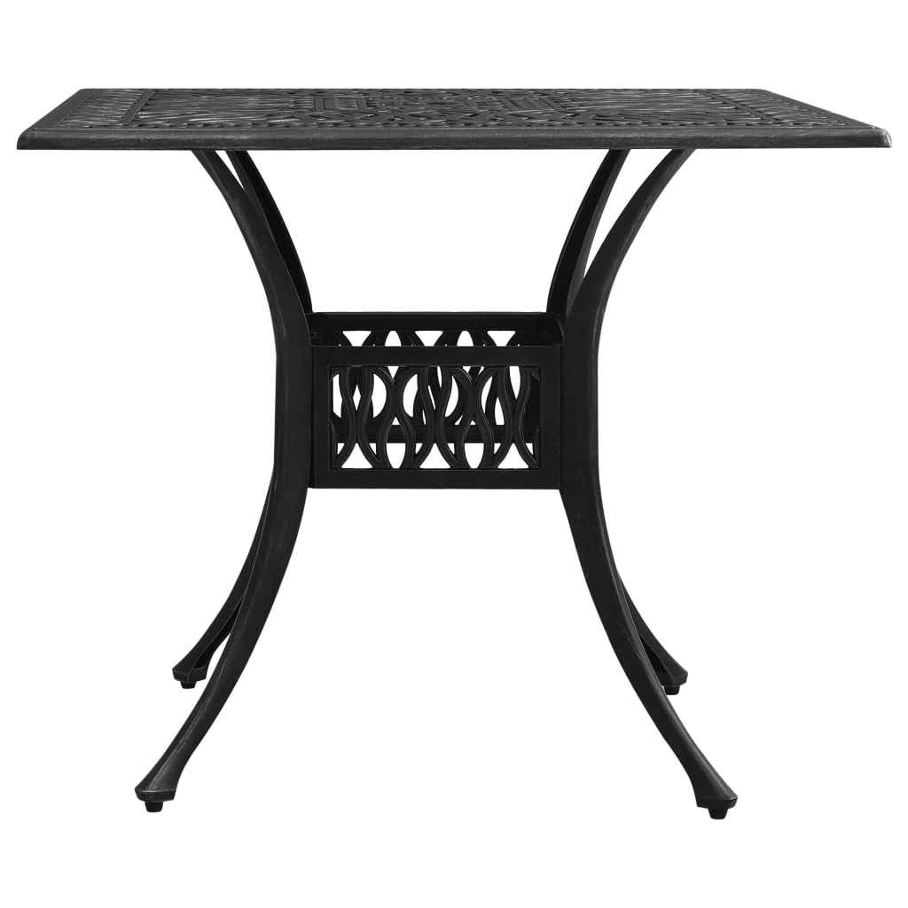 Havebord 90X90X73 Cm Støbt Aluminium