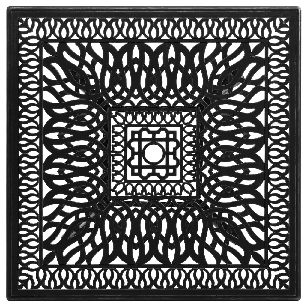 Havebord 90X90X73 Cm Støbt Aluminium