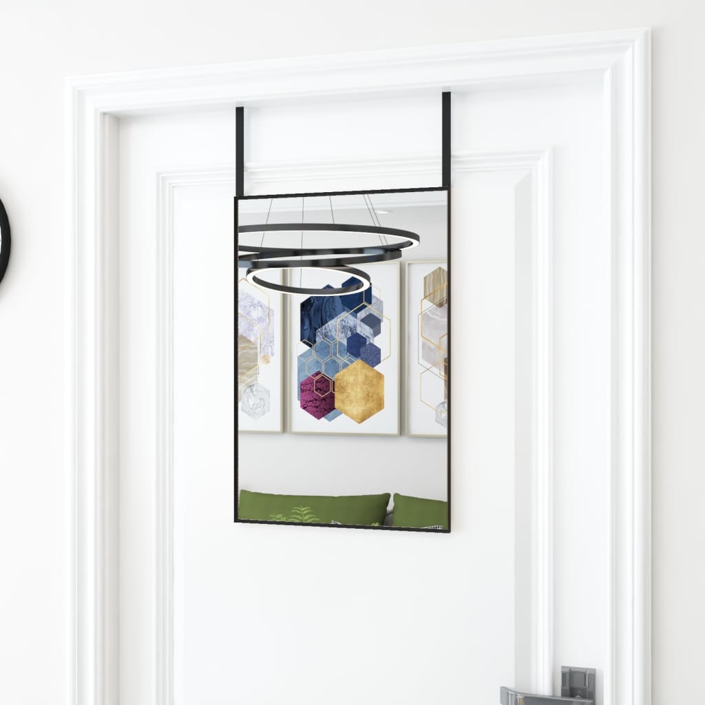 Dørspejl Glas Og Aluminium