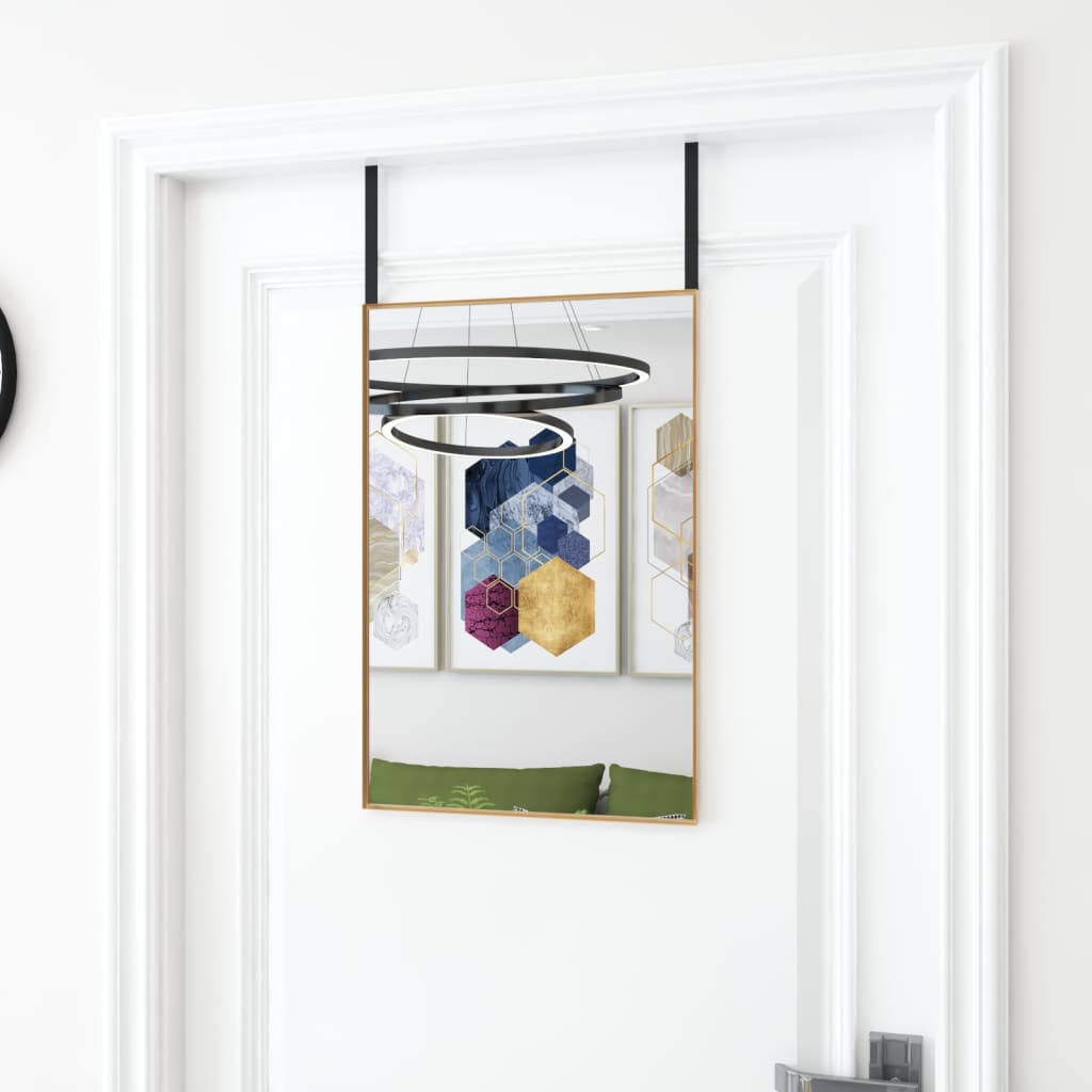 Dørspejl Glas Og Aluminium