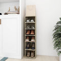 Skoskabe 2 Stk. 27,5X27X102 Cm Sonoma-Eg