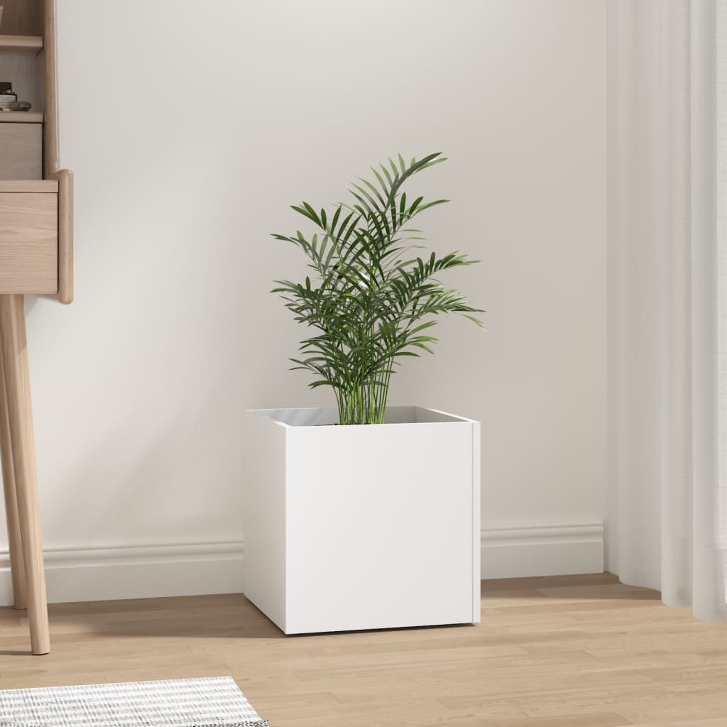 Plantekasse 40X40X40 Cm Konstrueret Træ -Look