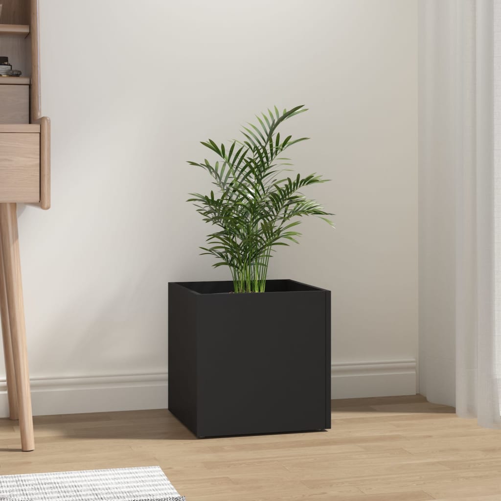 Plantekasse 40X40X40 Cm Konstrueret Træ -Look