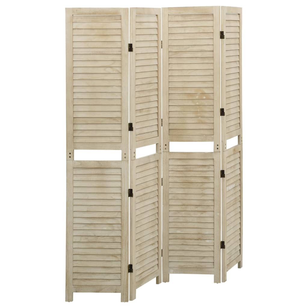 6-Panels Rumdeler Massivt Kejsertræ