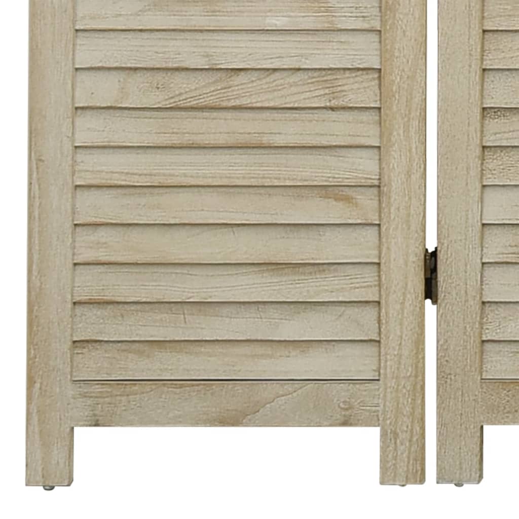 6-Panels Rumdeler Massivt Kejsertræ