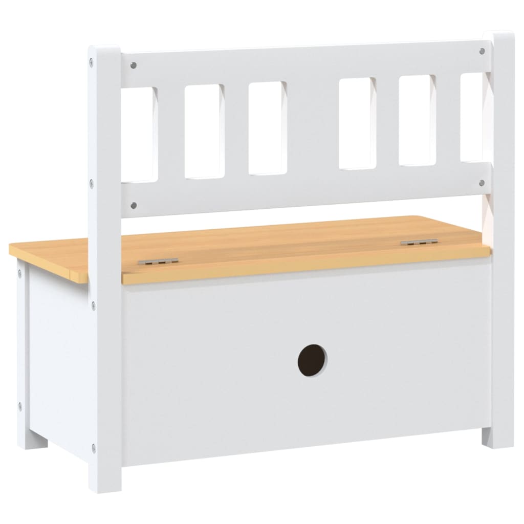 Opbevaringsbænk Til Børn 60X30X55 Cm Mdf