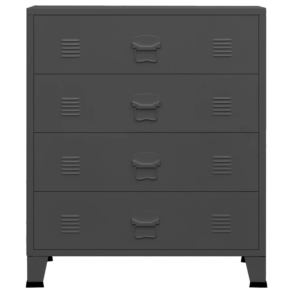 Industriel Kommode 78X40X93 Cm Metal