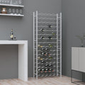 Vinreol Til 48 Flasker Metal Hvid